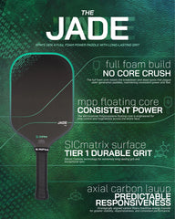 Thông số vợt Pickleball RPM Jade 16mm
