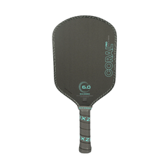 Vợt Pickleball Six Zero Coral Pro 16mm Elongated màu xanh